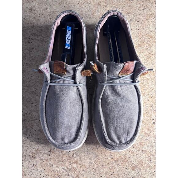 Hey Dude Women’s Wendy Washed Grey Lightweight Loafers Size 7! - Picture 1 of 5